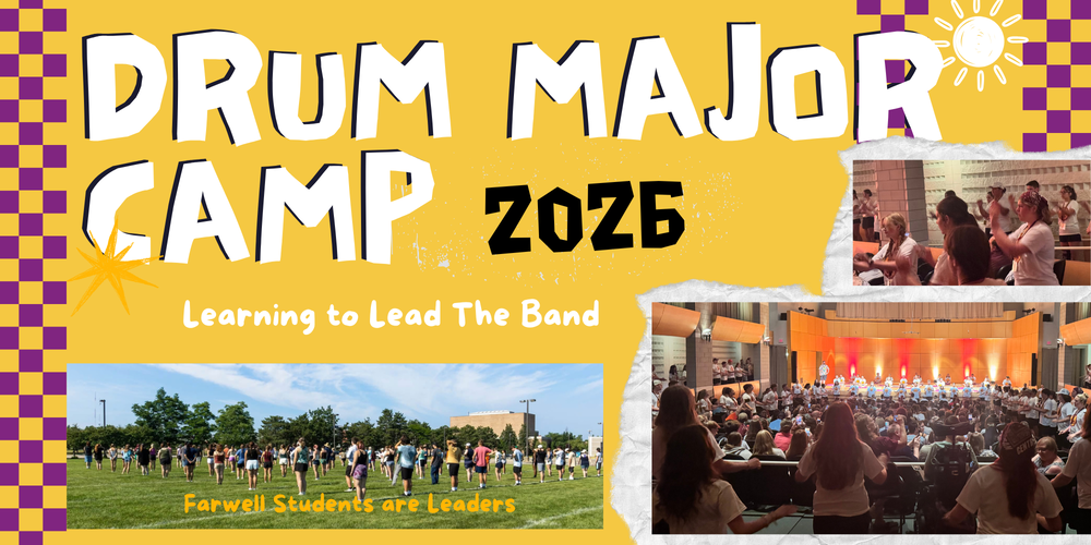 Farwell Students at Drum Major Camp 2026
