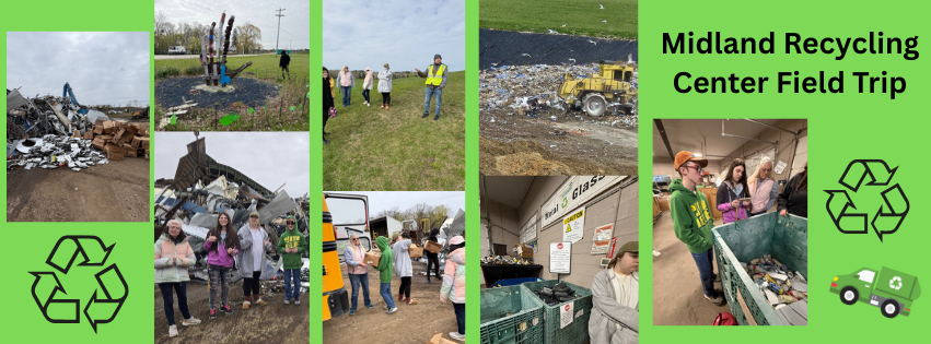 Recycling Class Field Trip to the Recycling Center in Midland 