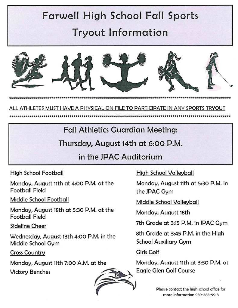 Fall Tryout Information 2025