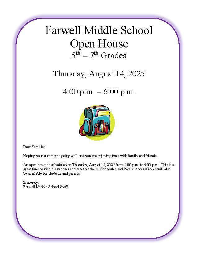 5th-7th Grade Open House