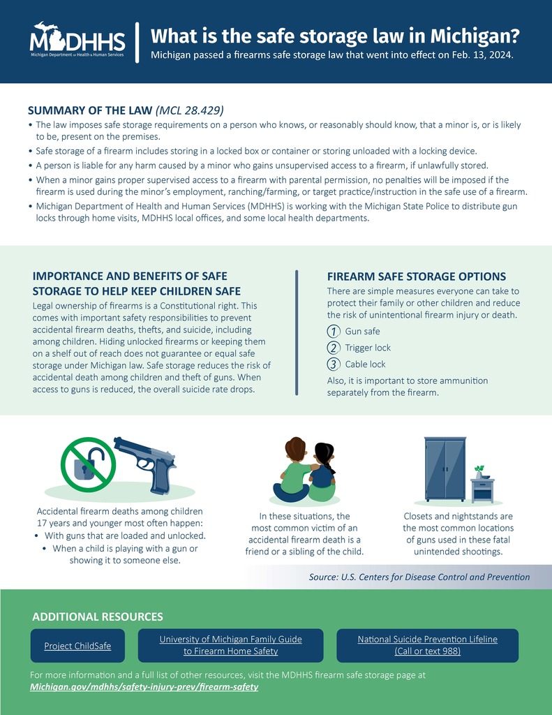 MDHHS Safe Storage Flyer 2025