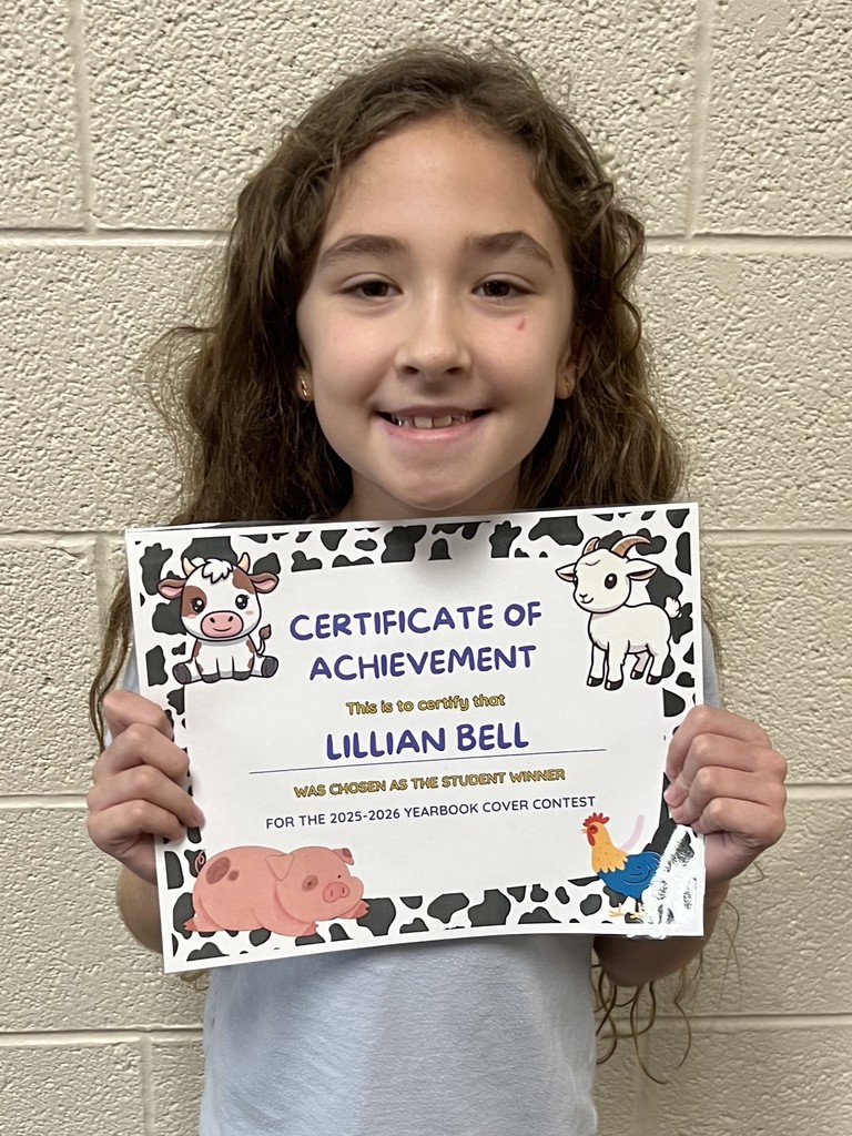 Lillian Bell Elementary Yearbook Contest  Winner 