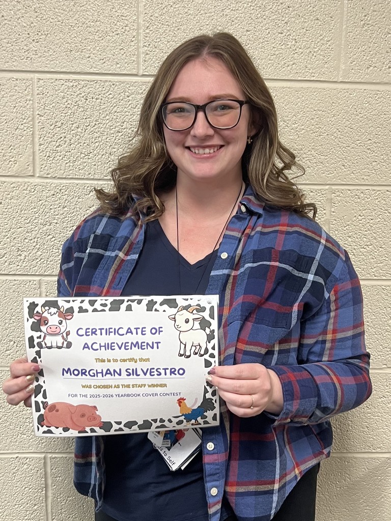 Miss Silvestro Elementary Yearbook Contest Winner 