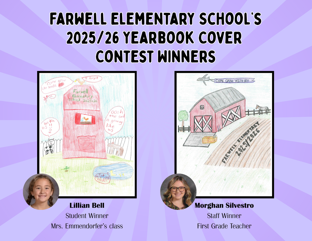2025-26  Elementary Yearbook Cover Winners 