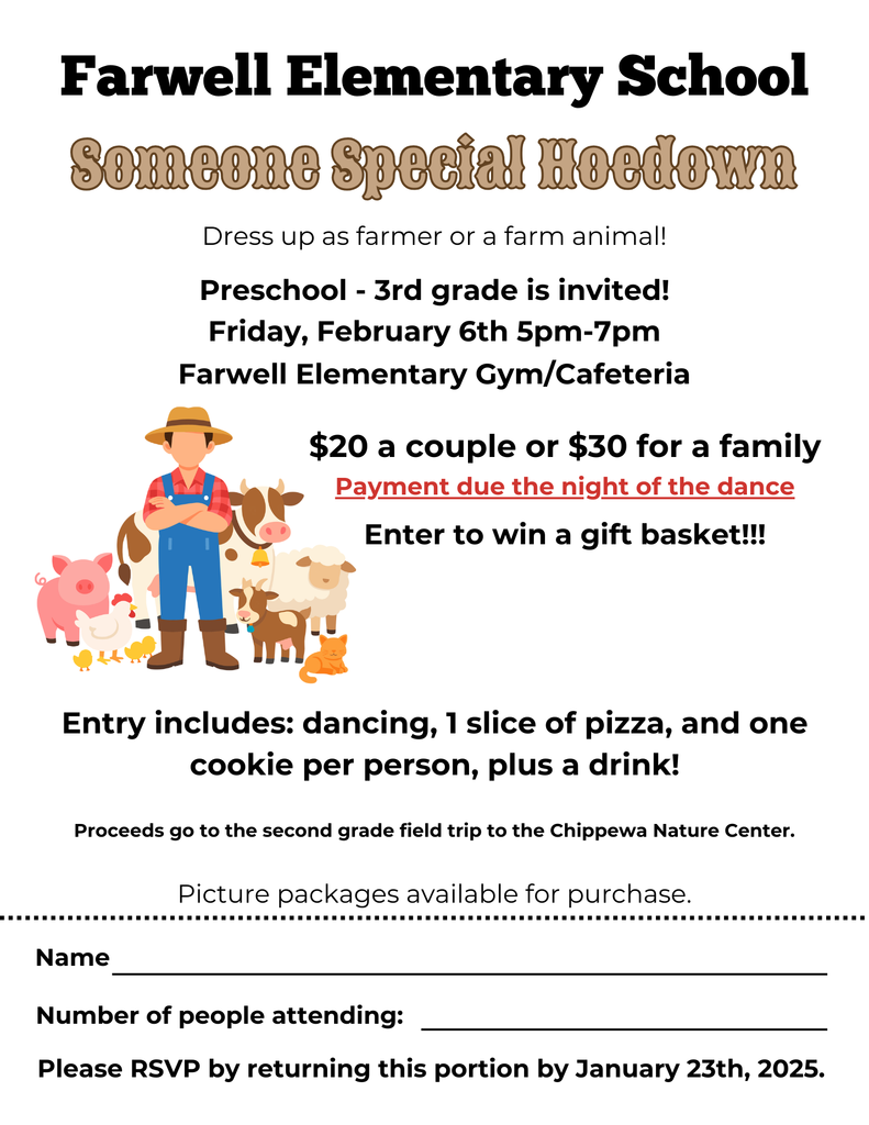 FARWELL ELEMENTARY HOEDOWN FEBRURARY 6TH 
