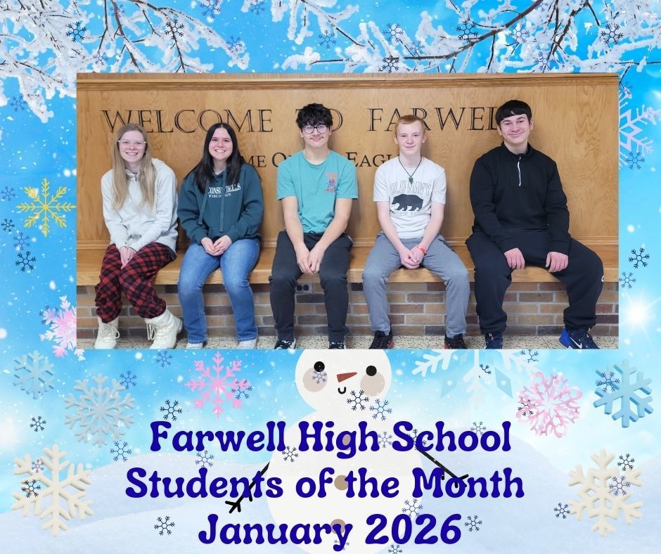 FHS JANUARY 2026 STUDENTS OF THE MONTH