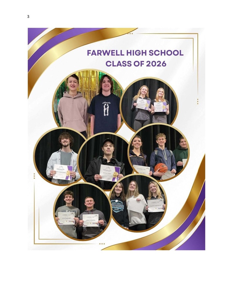 FARWELL HIGH SCHOOL CLASS OF 2026