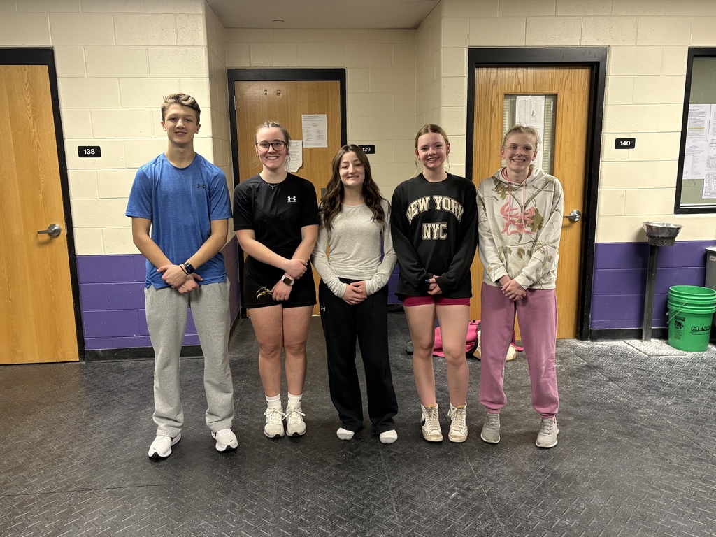 Powerlifters that qualified for 2026 Varsity State Powerlifting Meet on March 7th