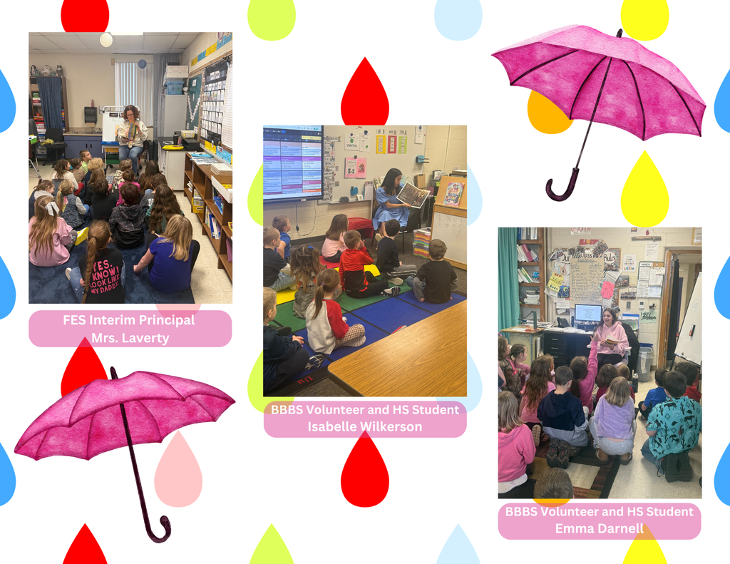 MARCH IS READING MONTH HS STUDENTS AND PRINCIPAL READING TO STUDENTS