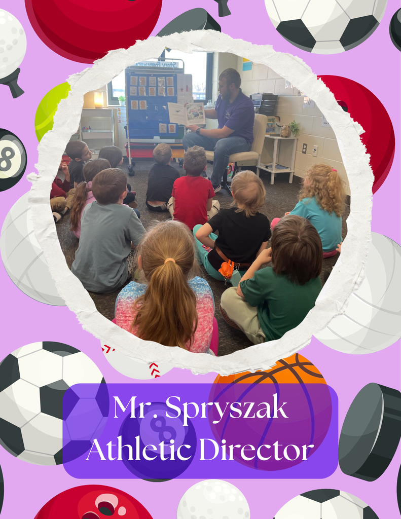 Mt. Spryszak athletic director read in Mrs Spryszaks class 