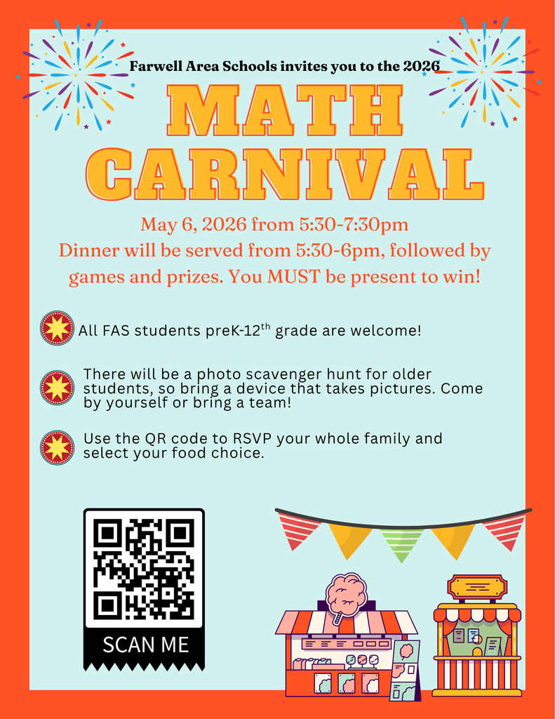 Math Carnival May 6th 2026 5:30pm-7:30PM 