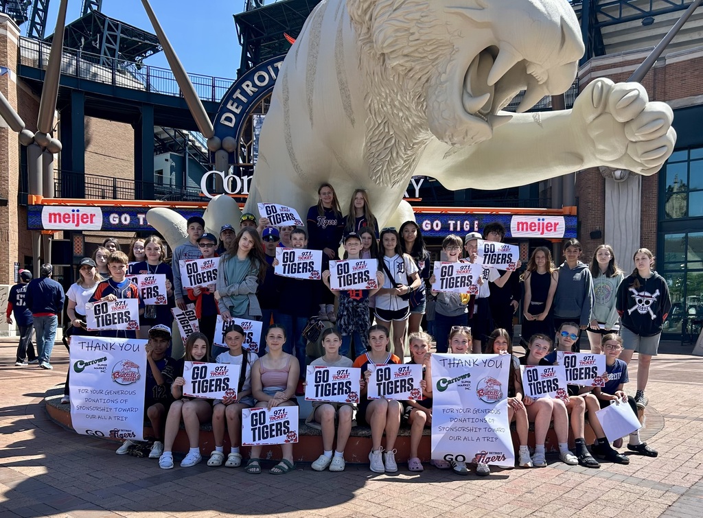 FARWELL MIDDLE SCHOOL ALL A TRIP AT TIGERS GAME MAY 2026