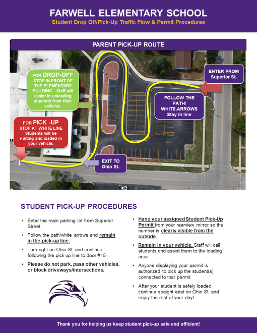 Elementary Pick- Up Procedure and Student Pick-up Permit 2026-2027