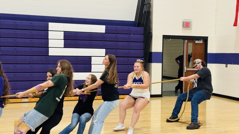 Homecoming Assembly Students