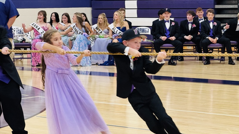Homecoming Dance Students