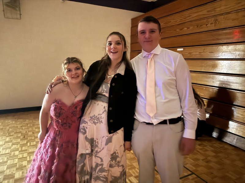 Homecoming Dance Students
