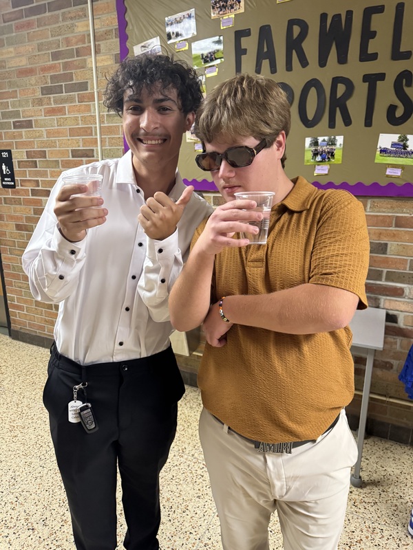 Homecoming Dance Students