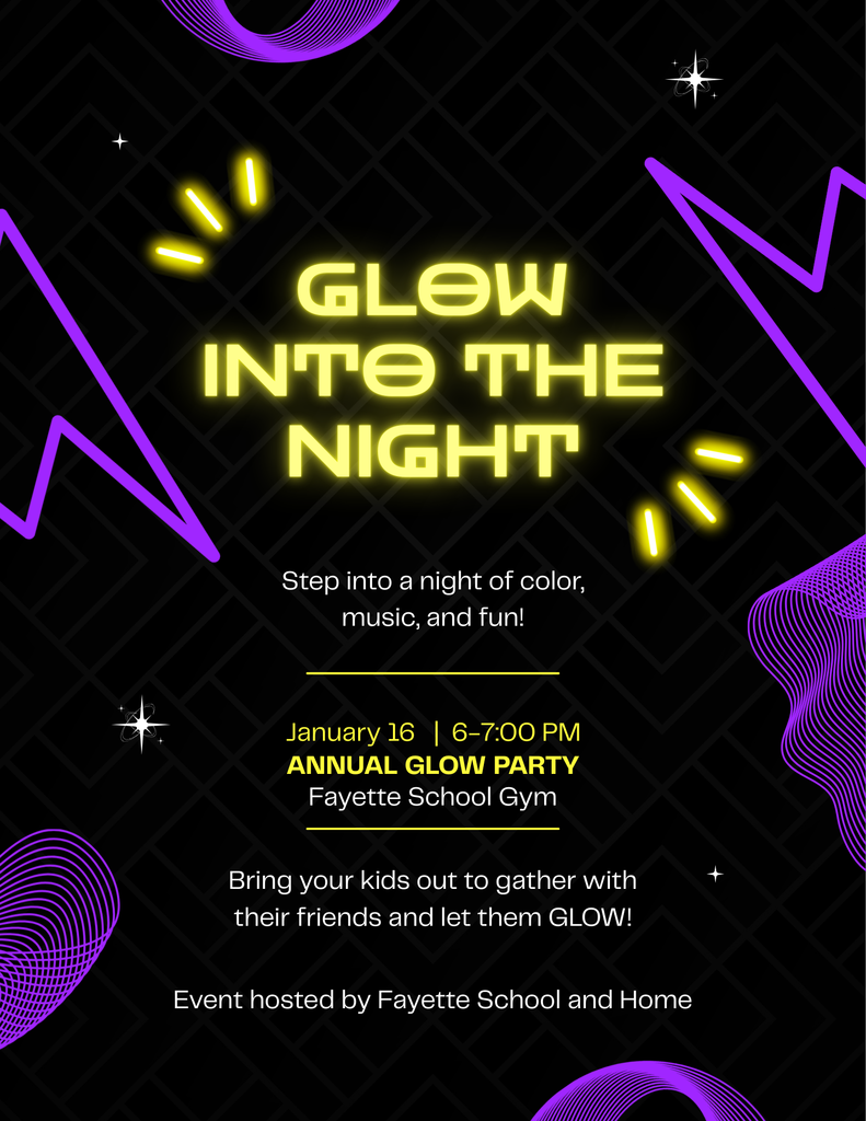 Glow Party Flyer