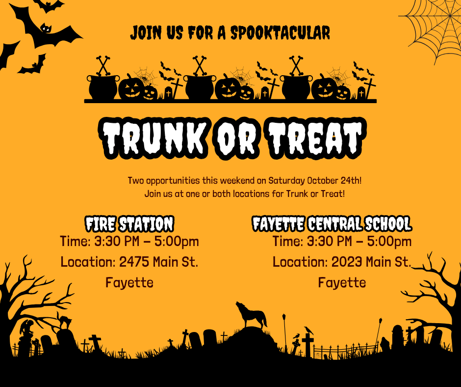 Trunk or Treat Flyer