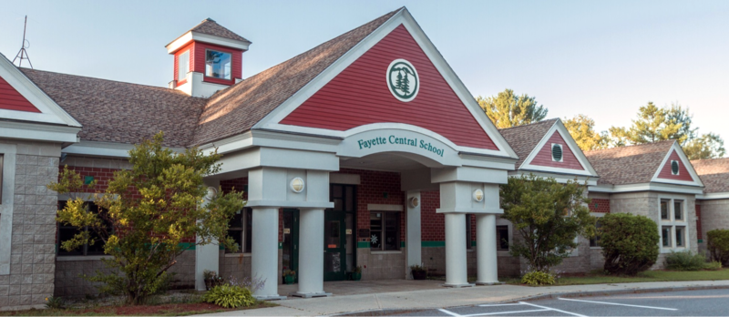 Fayette Central School Front of Building