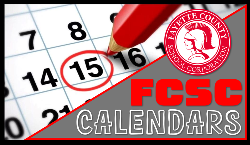 26-27 and 27-28 Corporation Calendars | Fayette County School Corporation
