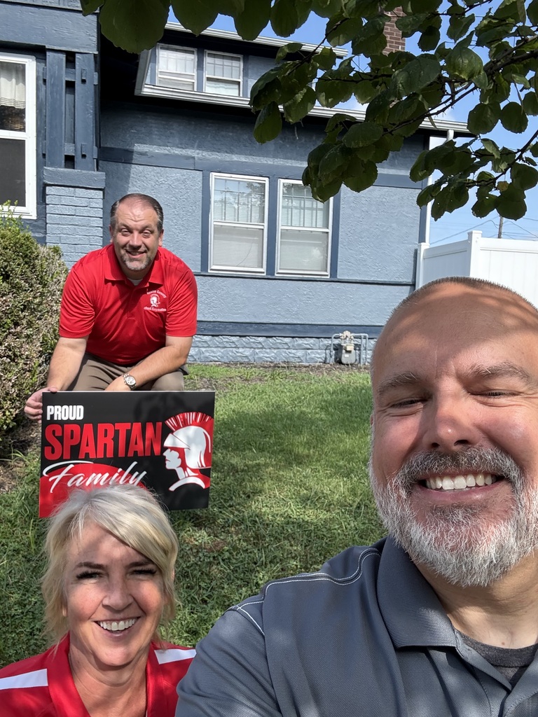 Proud Spartan Family Signs