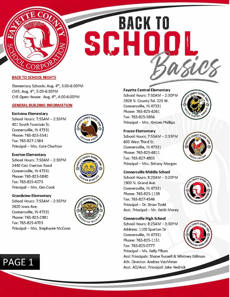 Back to School Basics 1