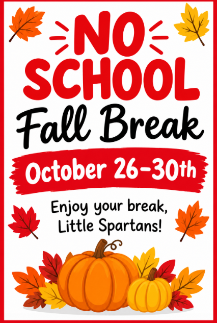 Fall Break Oct. 26-30