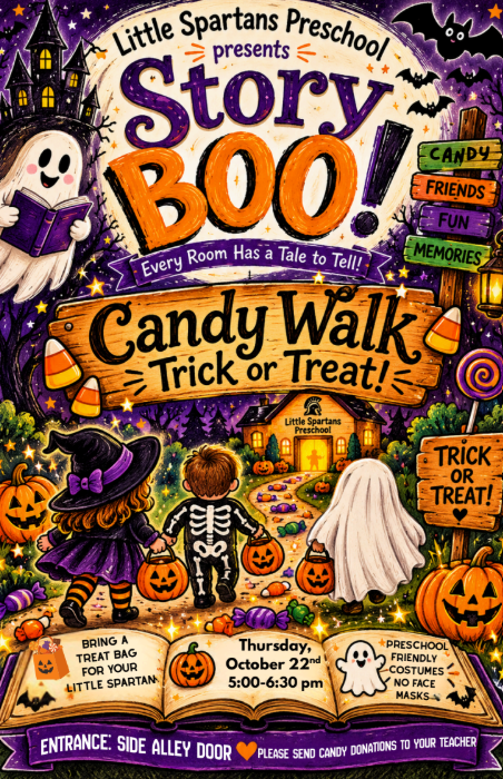 Story Boo, Oct. 22nd, 5-6:30pm