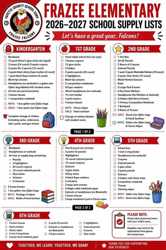 Frazee Supplies