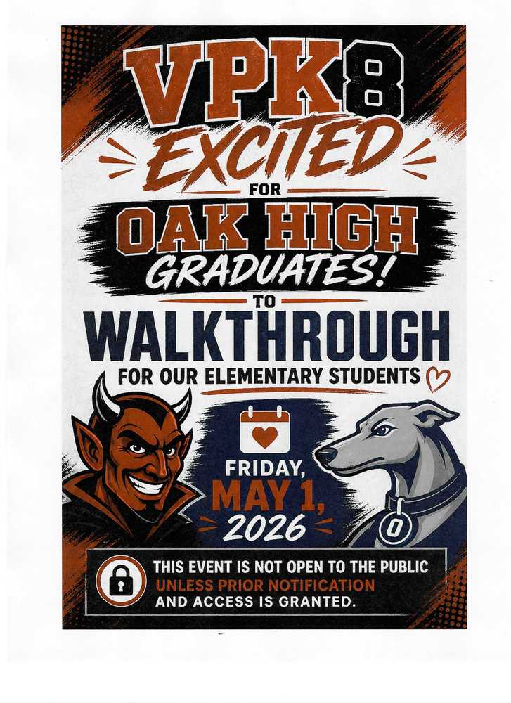 Oak Hill Senior Walkthrough-VPK8