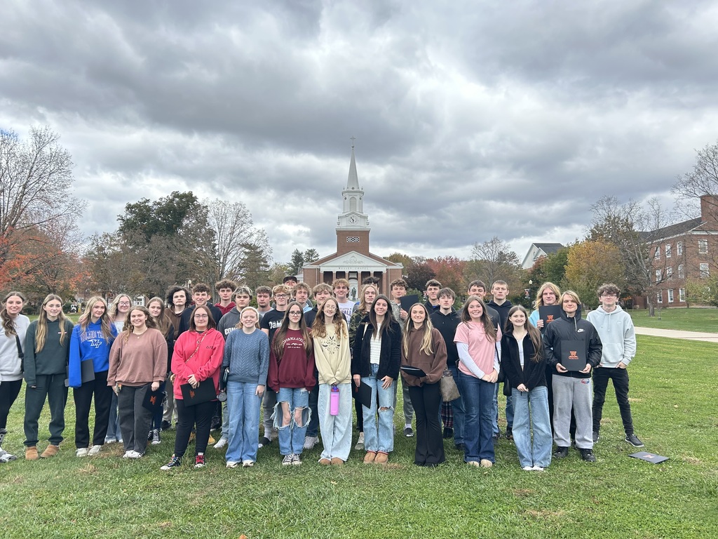 MTHS  seniors visiting  WV Wesleyan!