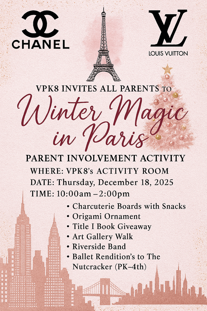 VPK8 and Title I Parent Engagement: Rescheduled for Thursday, December 18, 2025