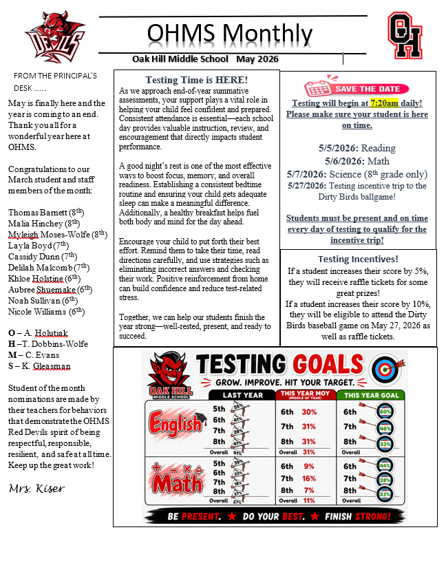 May Newsletter