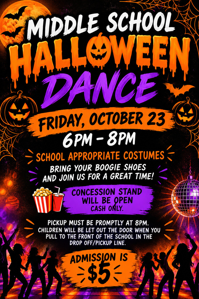 Middle School Halloween Dance