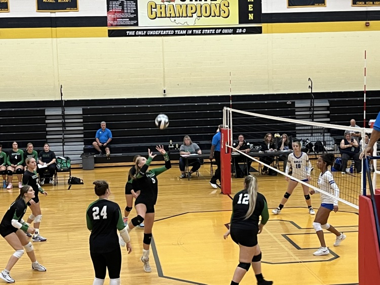 varsity lady Rockets at Brown county invitational