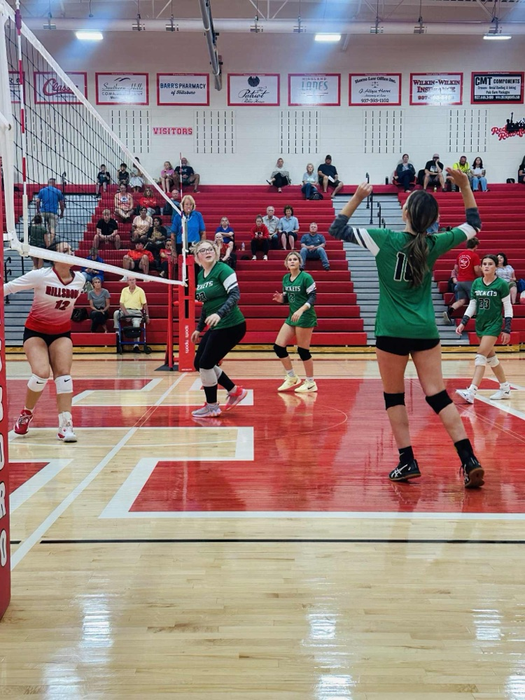 JV volleyball at Hillsboro