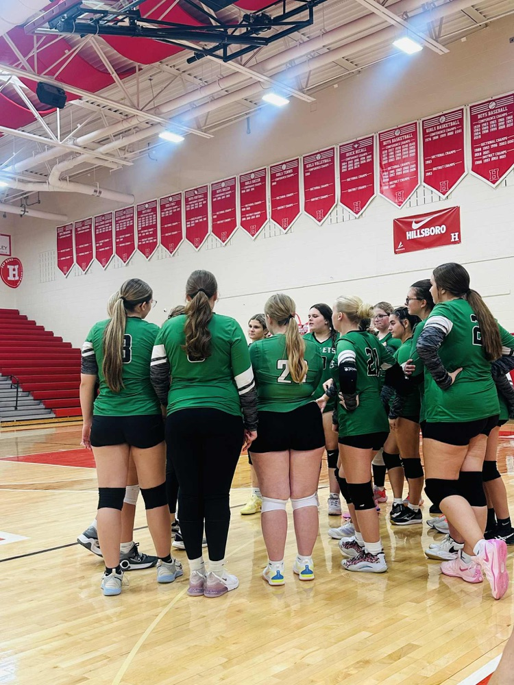 JV volleyball at Hillsboro
