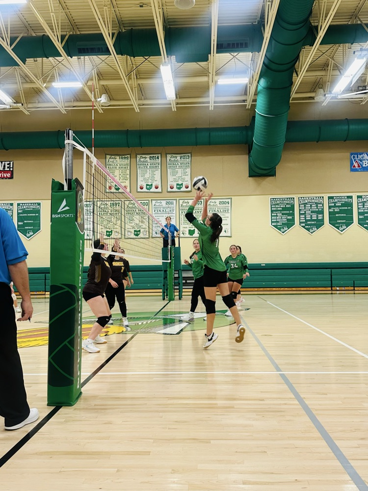 JV volleyball versus Blanchester