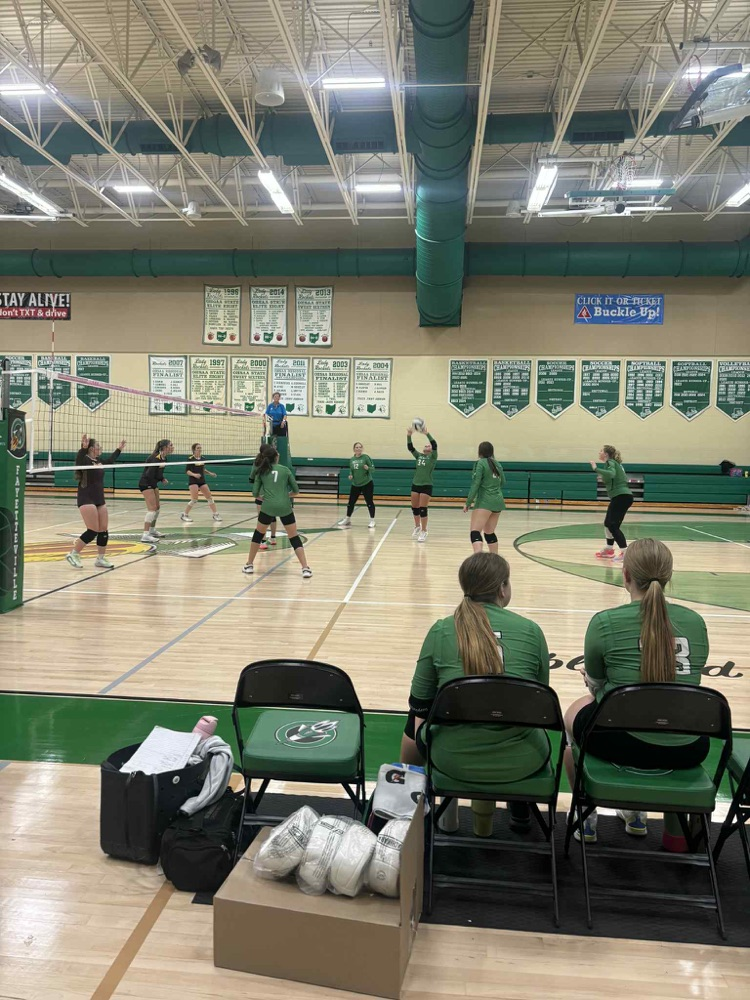 JV volleyball versus Blanchester