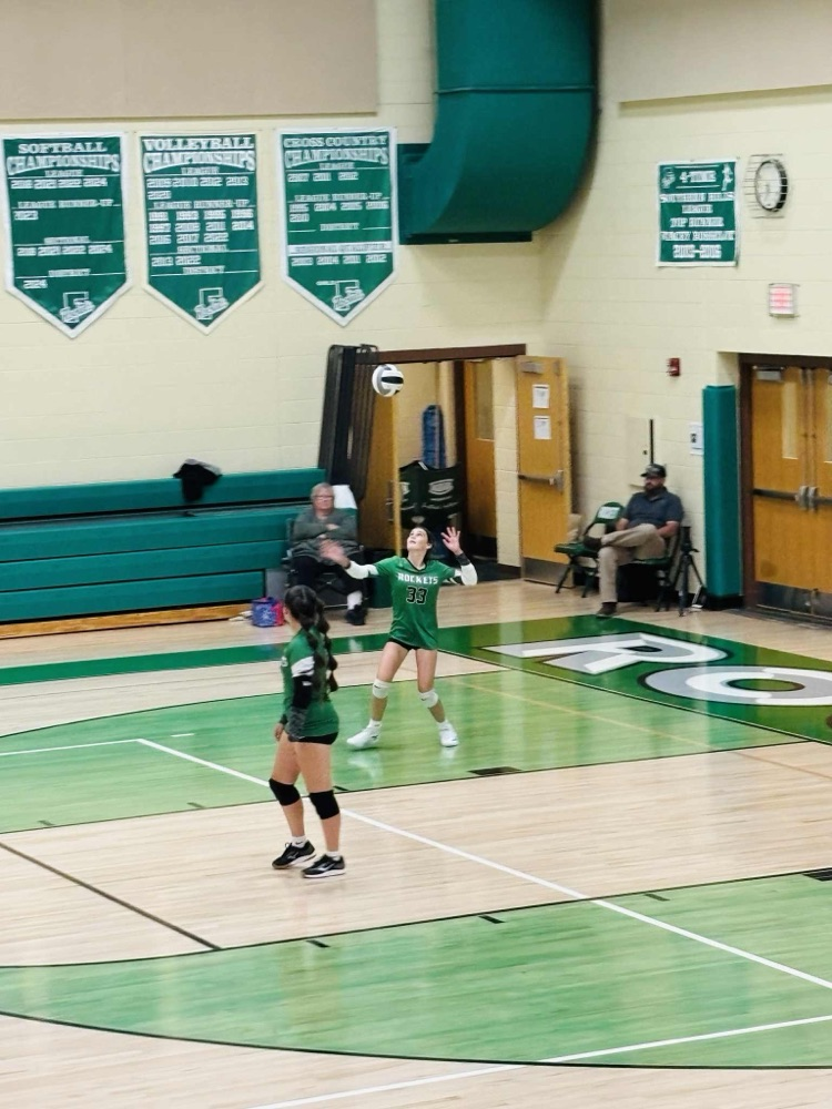 JV volleyball versus Blanchester