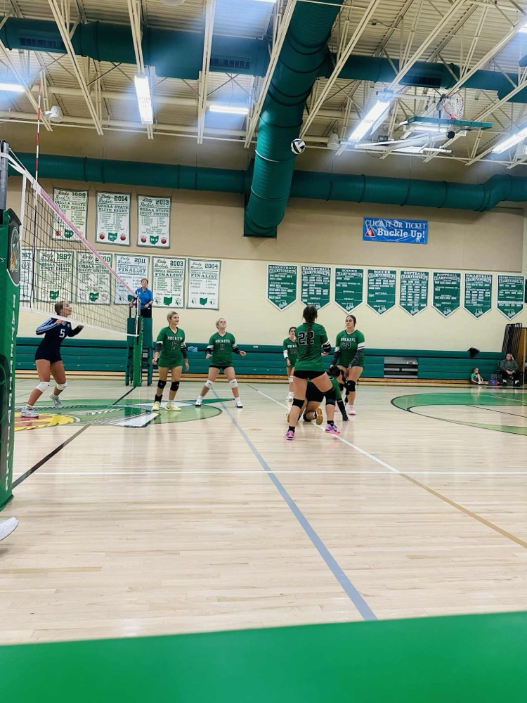 JV volleyball versus Blanchester