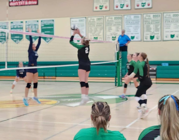 Varsity Lady Rockets at home versus Blanchester