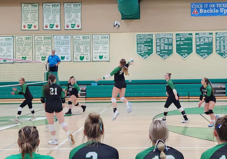 Lady rockets at Home versus Blanchester