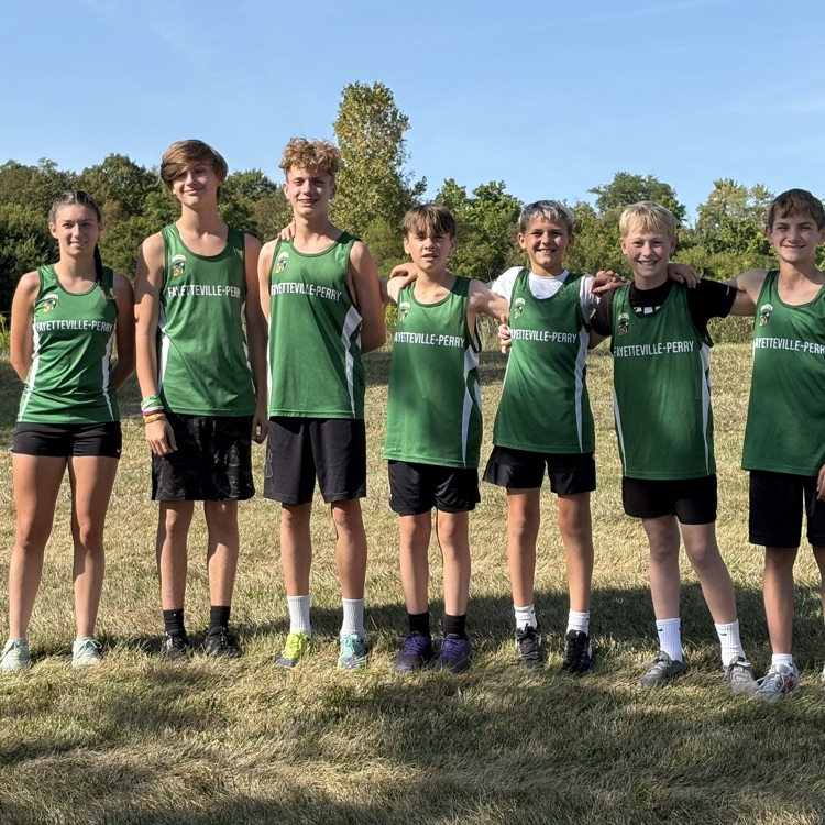 The MS and Hs cross country members
