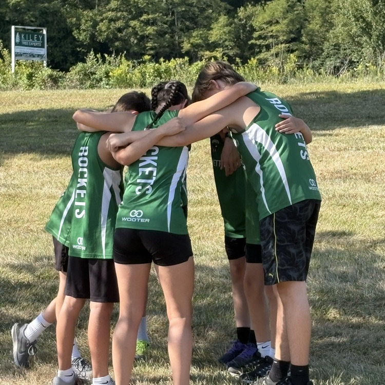 The team getting ready for the race