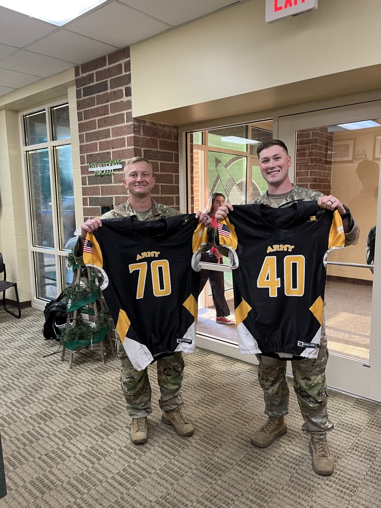 Football military night uniforms