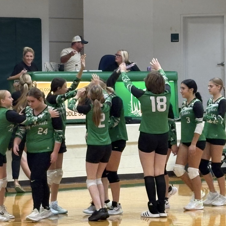 8th grade celebrating their win