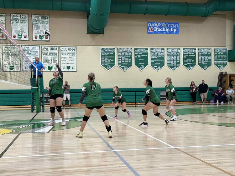 JV Lady Rockets versus North Adams