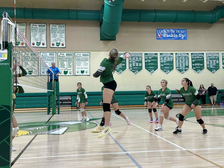 JV Lady Rockets versus North Adams